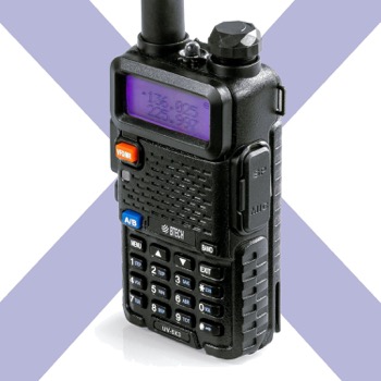 BTECH UV-5X3 5-Watt Tri-Band Handheld Ham Radio