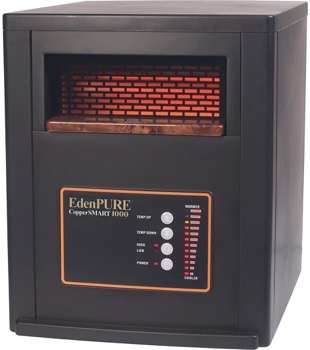 EdenPURE CopperSMART 1500-Watt Electric Portable Heater with Remote Control