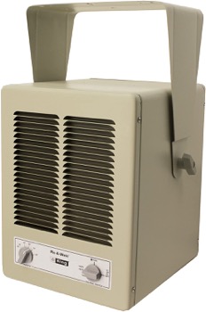 KING KBP2406 KBP Multi-Wattage Compact Unit Heater, 5700W / 240V / 1 Ph, Almond