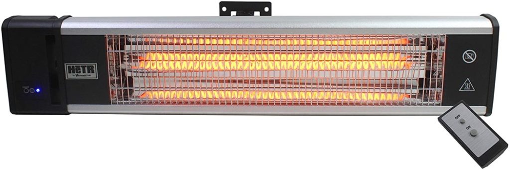 Maxx Air HeTR Outdoor Rated Ceiling or Wall Mount Infrared Heater with Remote