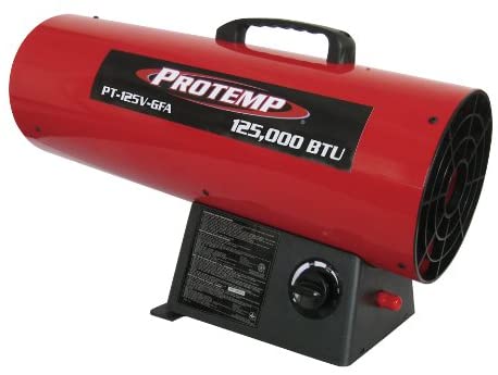 Pro-Temp Propane Heater, Red/Black