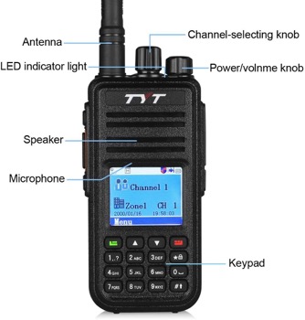 TYT MD-380 - DMR/Moto TRBO Handheld Ham Radio