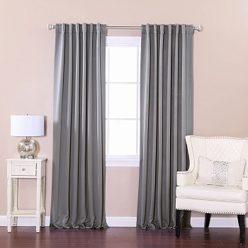Best Home Fashion Basic Thermal Insulated Blackout Curtains