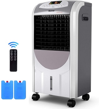 COSTWAY Evaporative Cooler and Heater - Cheap Portable Air Conditioner Under 200
