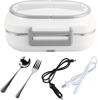 LOHOME Electric Heating Lunch Box Portable Food Warmer