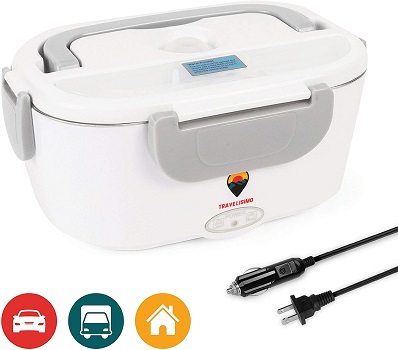 TRAVELISIMO Electric Lunch Box - Portable Food Warmer