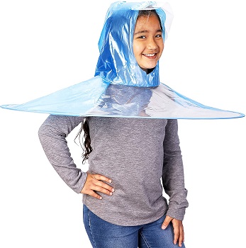 Juvale Foldable UFO Hands Free Umbrella Cap