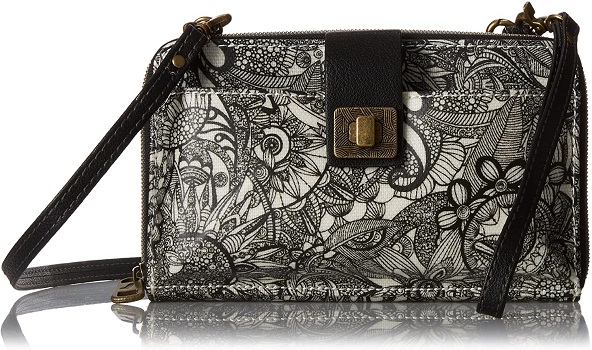 Sakroots Large Smartphone Crossbody Purses with Built in Wallet