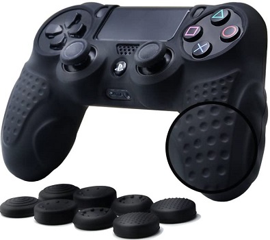 CHINFAI Trigger Stoppers For PS4 DualShock4 Pro-controller With 8 Thumb Grips
