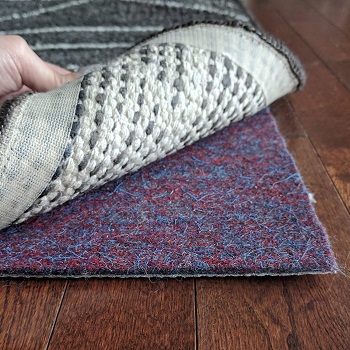 iCustomRug Grizzly Grip Eco Friendly Felt Underpad - Soundproof Mats For Floors