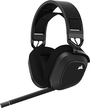 Corsair HS80 RGB WIRELESS Premium Gaming Headset with Dolby Atmos Audio